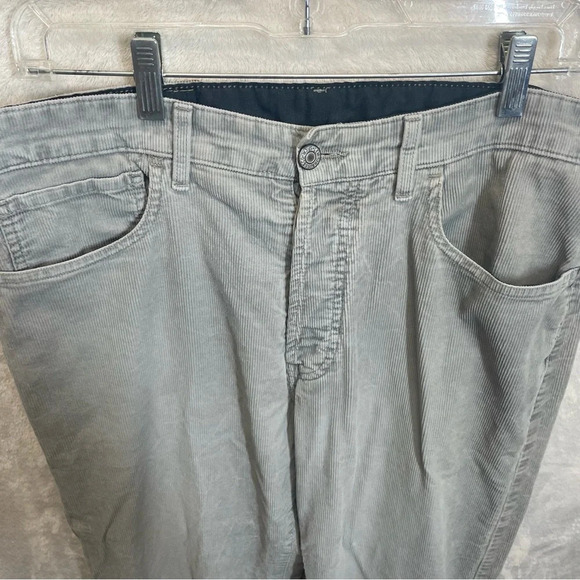 Levi’s 401 men’s corduroy jeans vintage gray casual straight leg buttonfly sz 34 - Picture 6 of 8